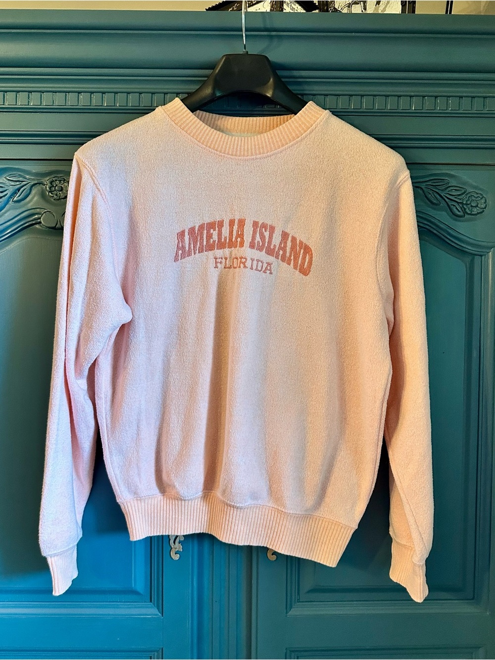 Amelia Island Florida Orange Crewneck Sweater